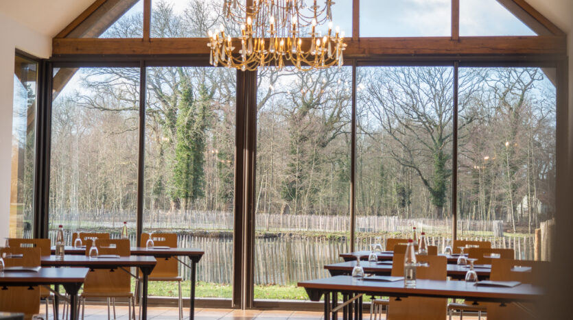 Salle de réunion à la lumière du jour