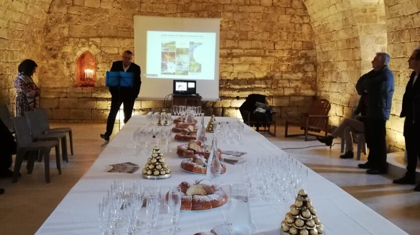 Abbaye de Fontdouce cellier bas