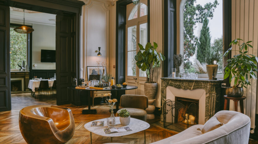 Slow Village Château des Forges salon leandre