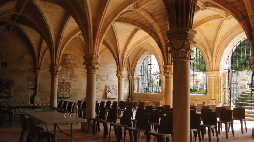 Abbaye de Fontdouce salle capitulaire